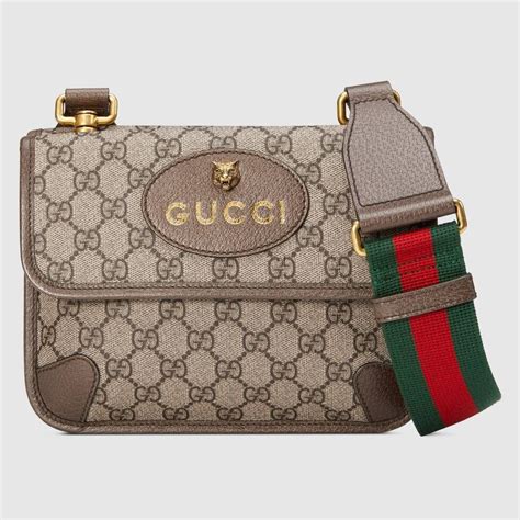 gucci supreme flat messenger bag|neo vintage small messenger bag.